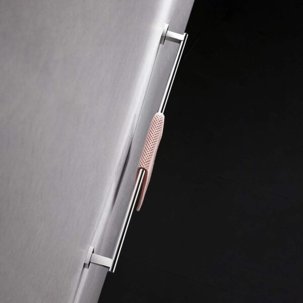 Bathroom single bar towel rack
