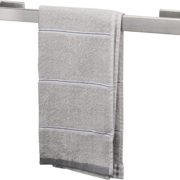 Heavy duty wall mounted towel rack