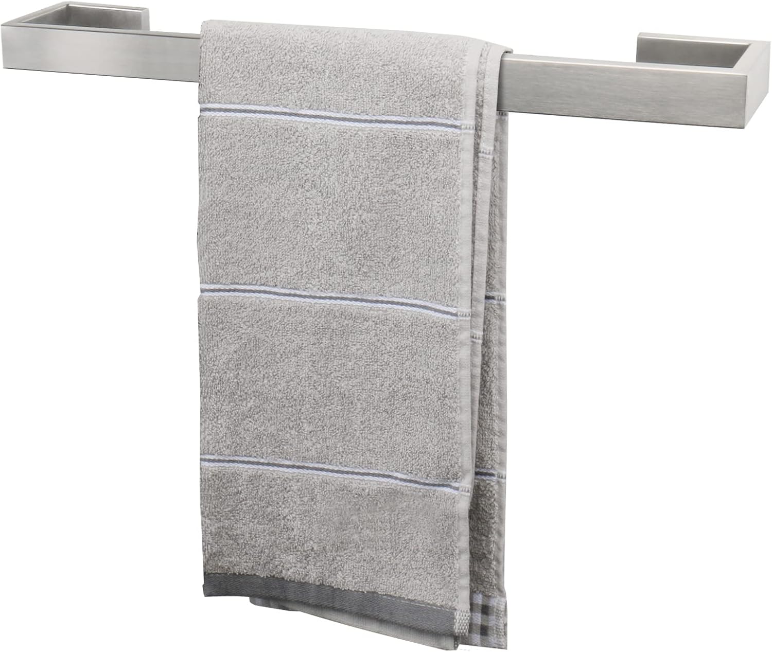 Heavy duty wall mounted towel rack