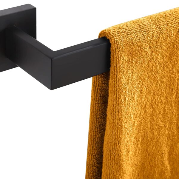 Wall mounted stainless steel towel bar