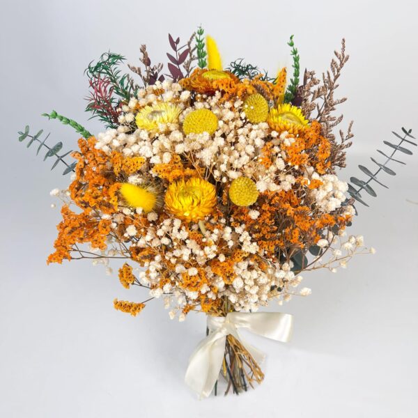Handmade dried flower bouquet